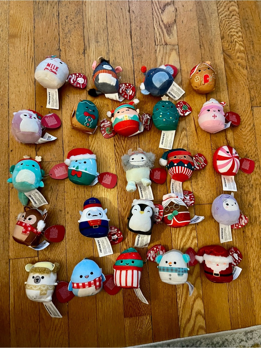 Squishmallows Micromallows Holiday Advent Calendar 24pc Complete Set 2025 No Box